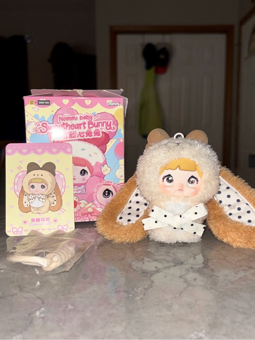 New Nommi Baby Sweetheart Bunny ~ Caramel Coco